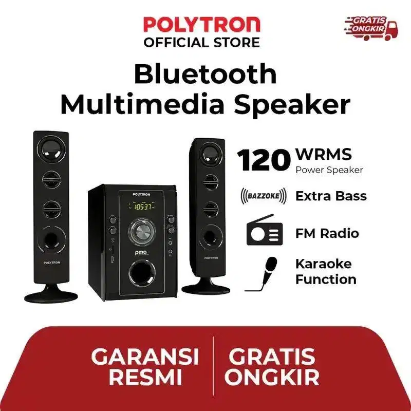 New Smart Tower Multimedia Bluetooth Speaker POLYTRON