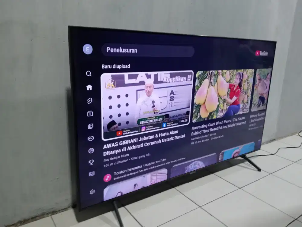 Tv LED Samsung 55 inch digital smrat tv no minus lengkap