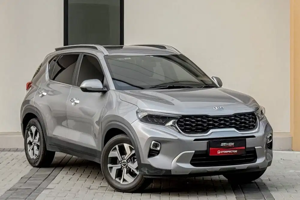 Kia Sonet 1.5 Sunroof AT Matic 2021 Abu Abu Metalik. FULL RECORD !!!