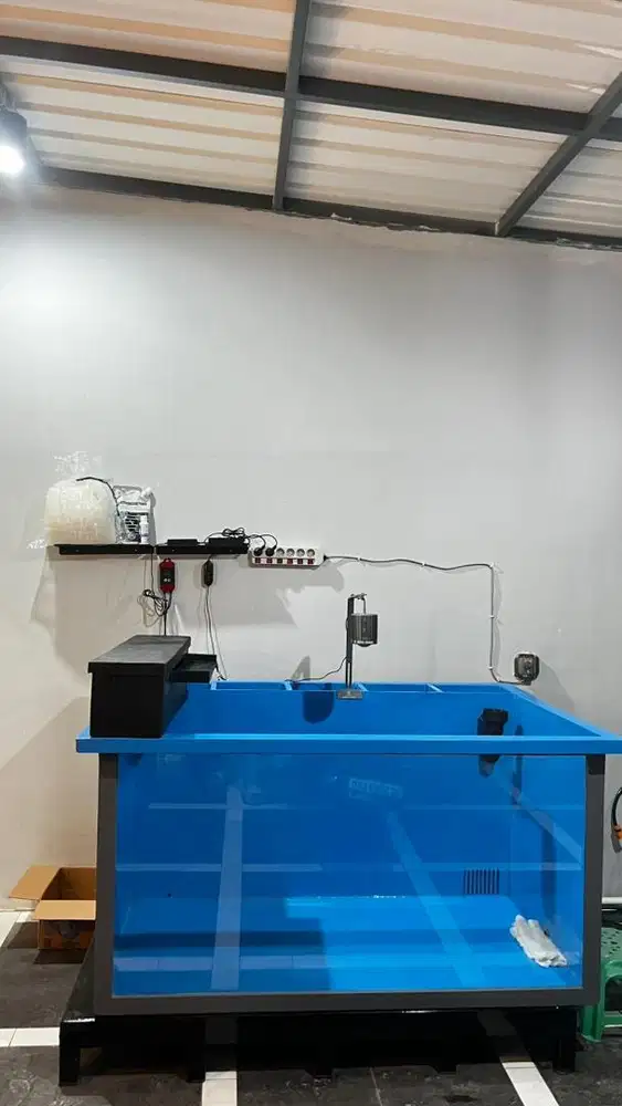 Bak Fiber untuk ikan koi atau koki