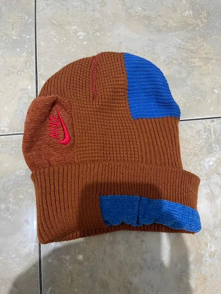 Beanie nike brown blue original 100%