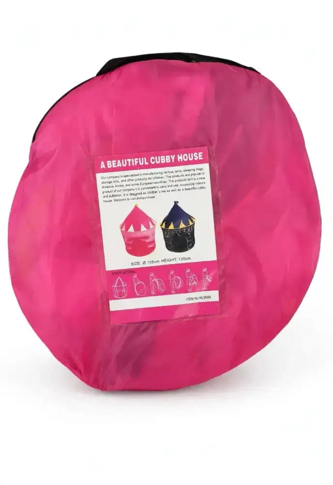 Children's castle play tent