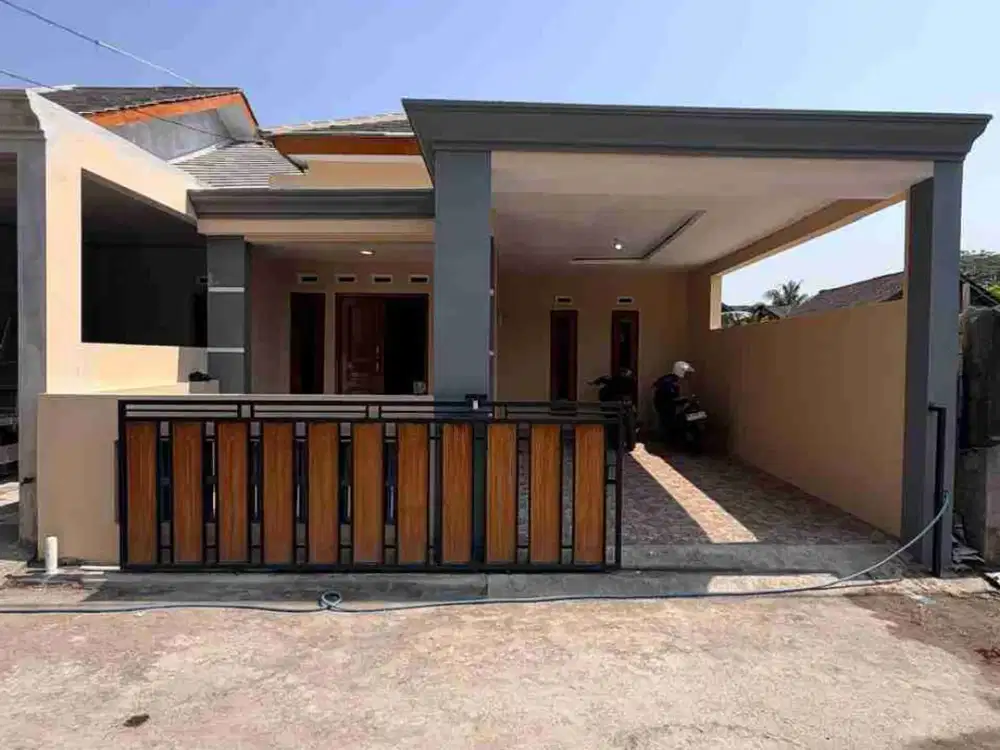 RUMAH BARU CANTIK MINIMALIS SIAP HUNI DENGAN KAMAR TIDUR LUAS DI JOGOTIRTO BERBAH SLEMAN