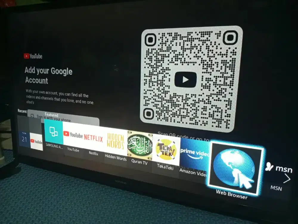 Tv Samsung 32 inch plus braket