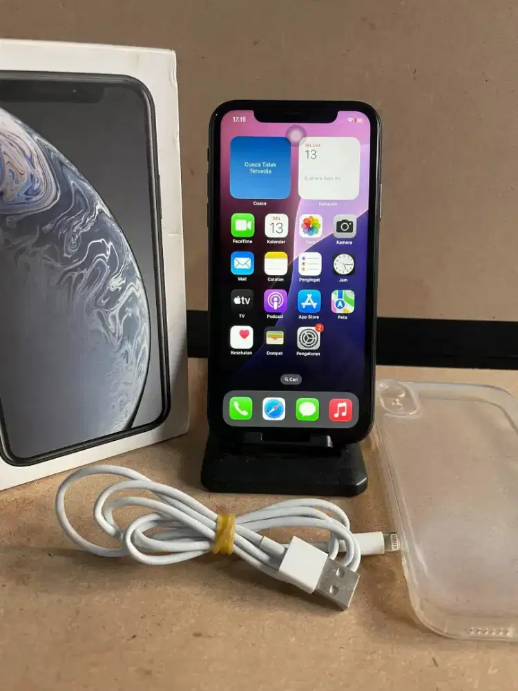 Iphone XR 64gb inter all operator  fullset mulus no minus