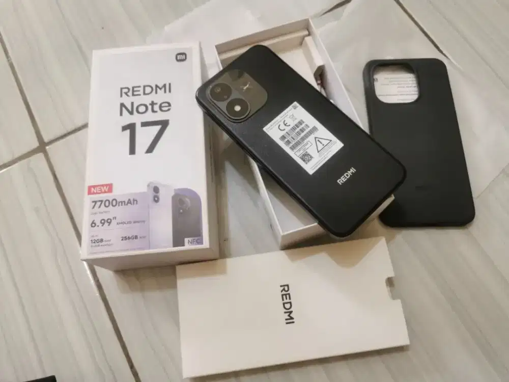 Redmi note 17
Ram 6/256
