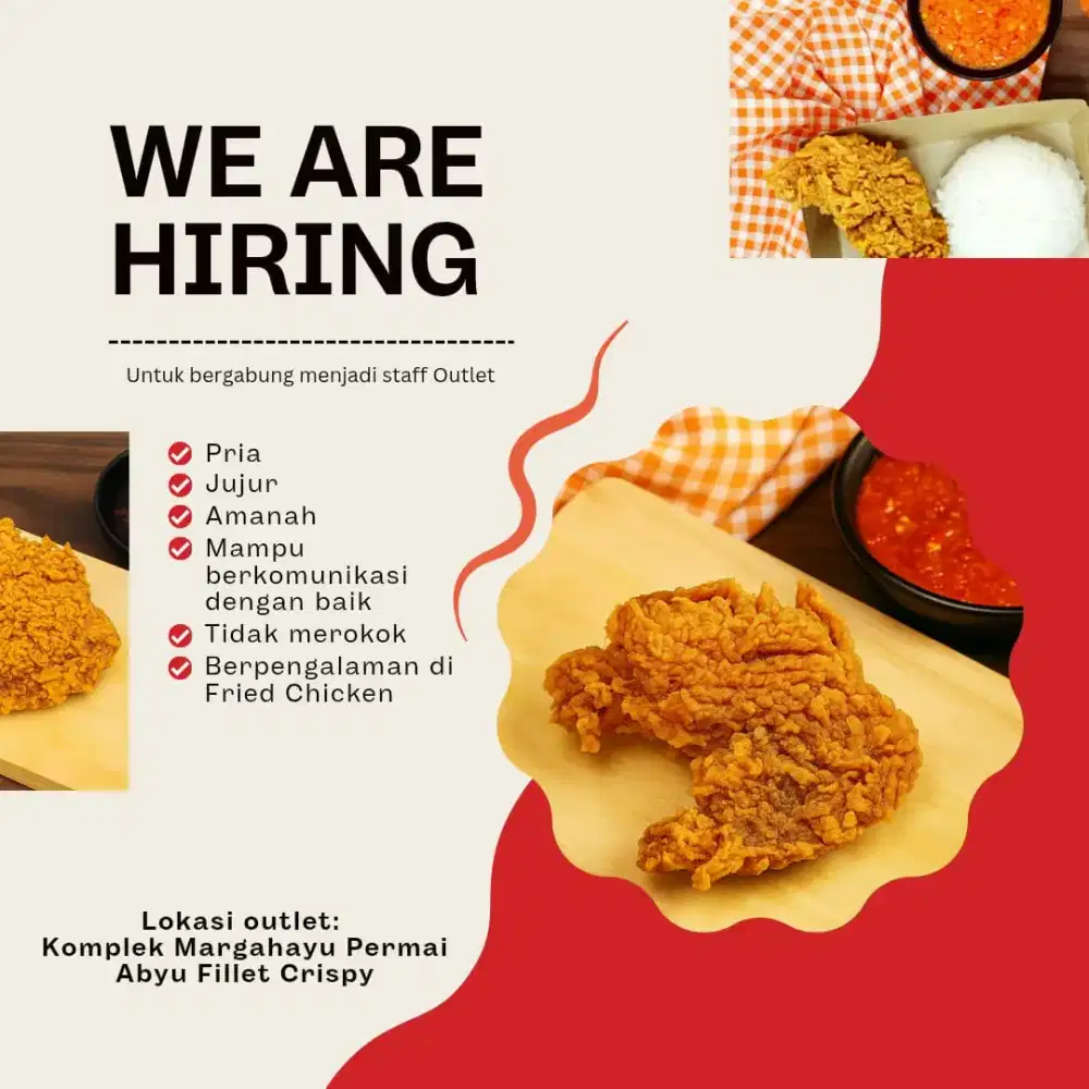 Lowongan Kerja Fried Chicken