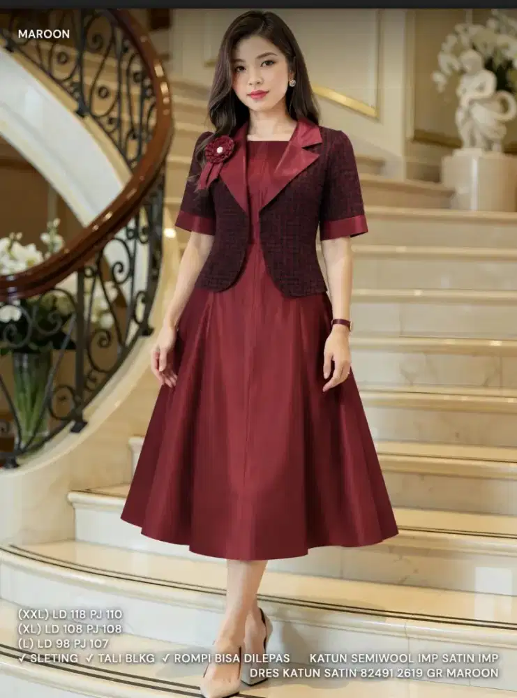 DRES KATUN SATIN 75751