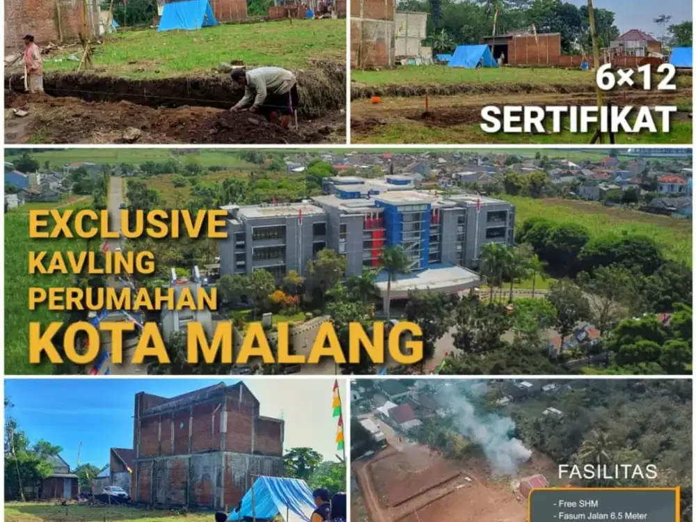 Tanah murah Kota Malang Dhuhayu Residence Arjowinangun surat SHM