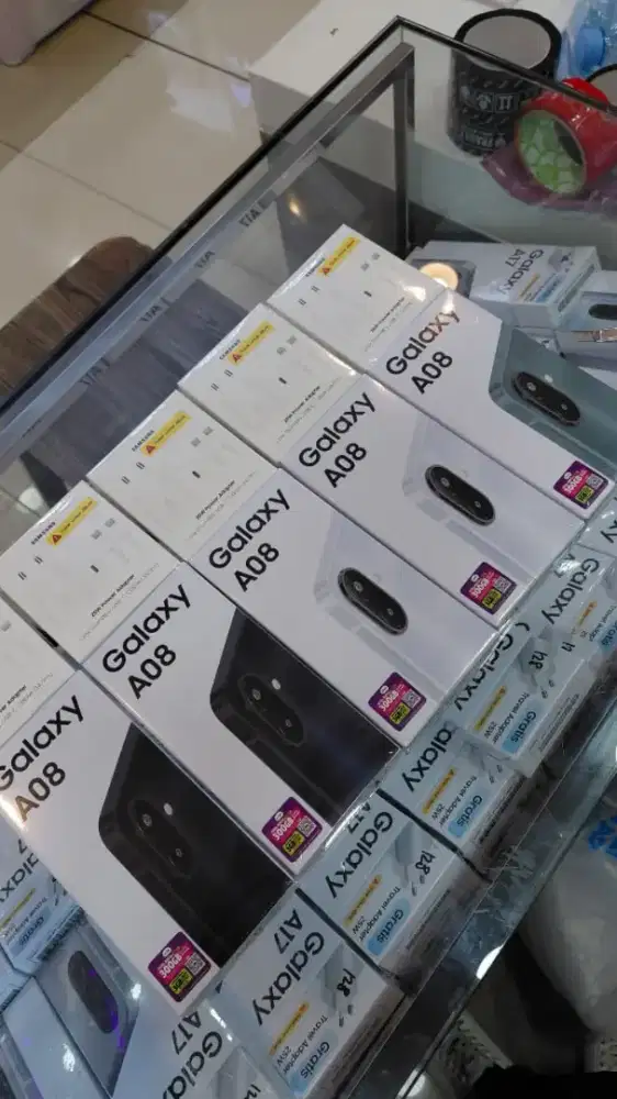 SAMSUNG A08 4/128 GARANSI RESMI