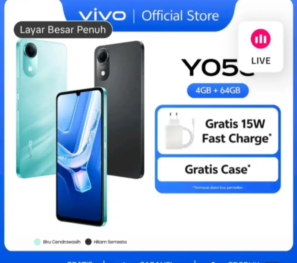 Jual HP vivo y05e
