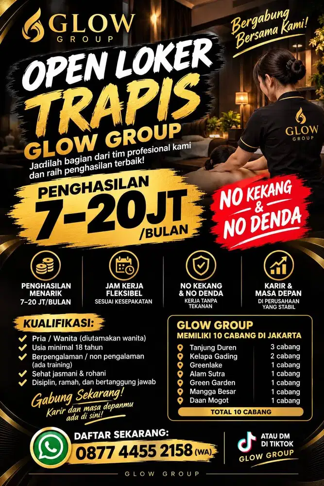 di butuhkan trapis perempuan