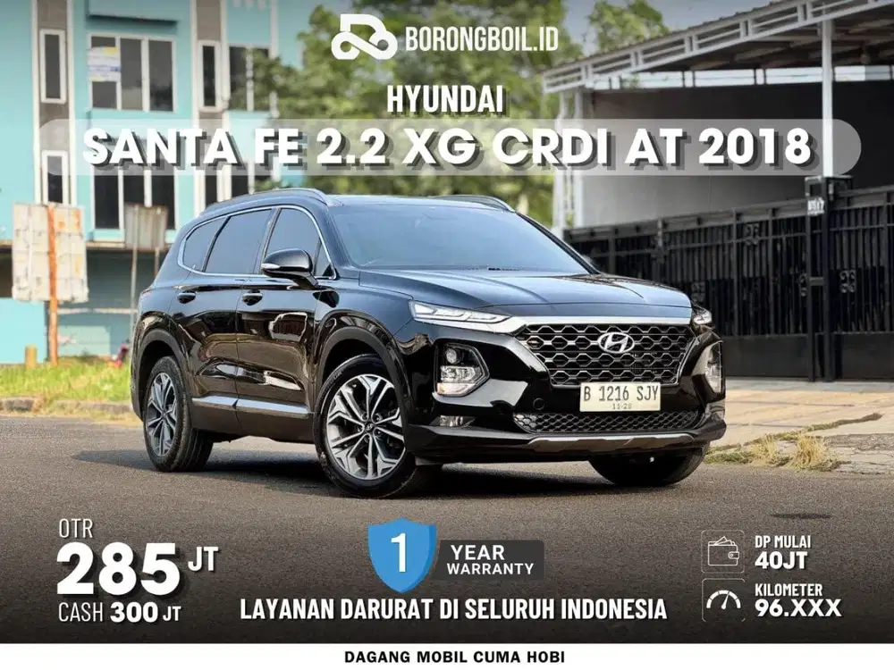 TERMURAH!!SANTAFE 2.2 XG CRDI AT 2018