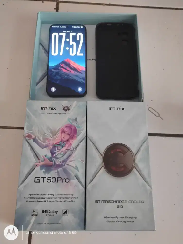Infinix GT 50 Pro Ram 12+12/256 Gb Fullset garansi panjang