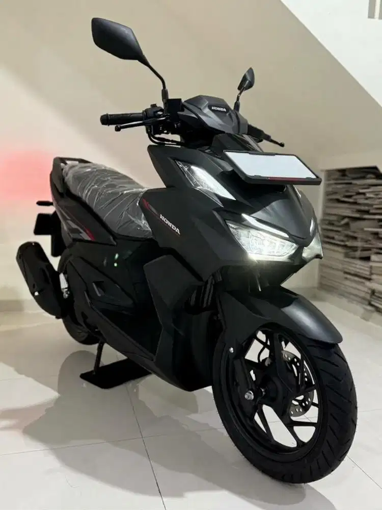 GJD PAKAI 0KM‼️ Honda Vario 160 CBS KEYLESS HITAM DOFF NIK JUNI 2026