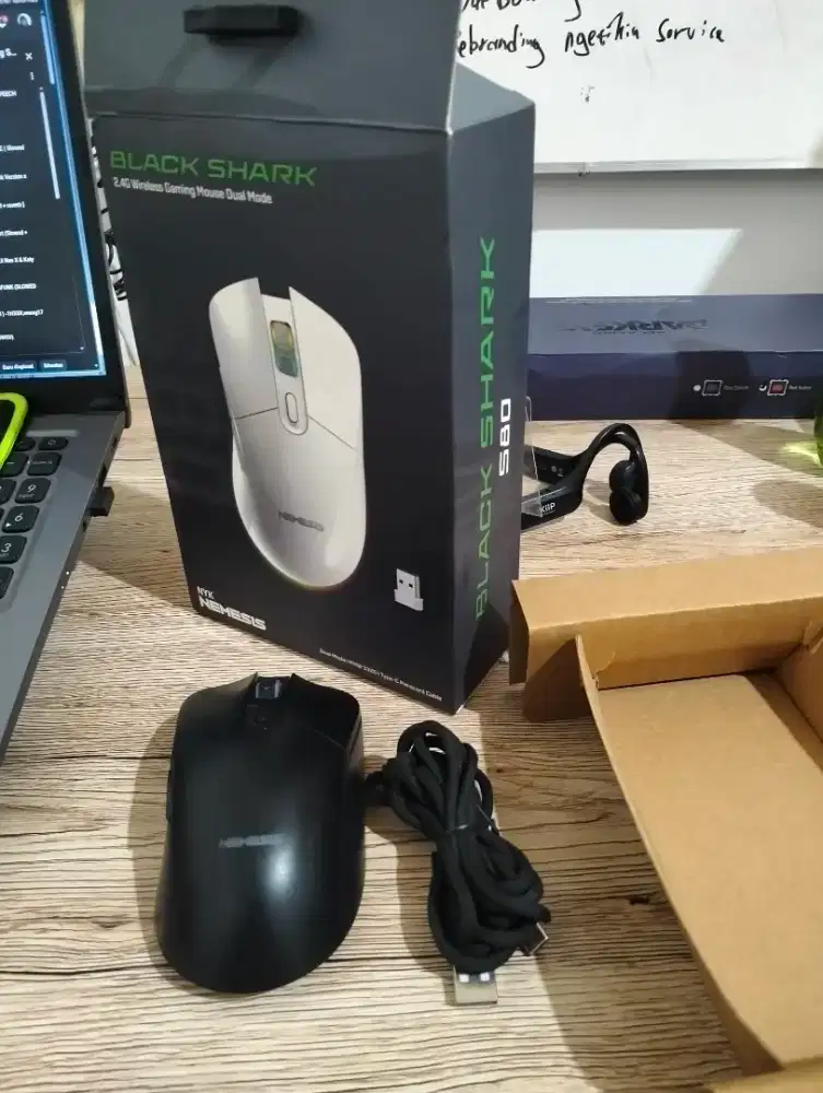 Dijual Mouse Wireless NYK Nemesis Black Shark S80
