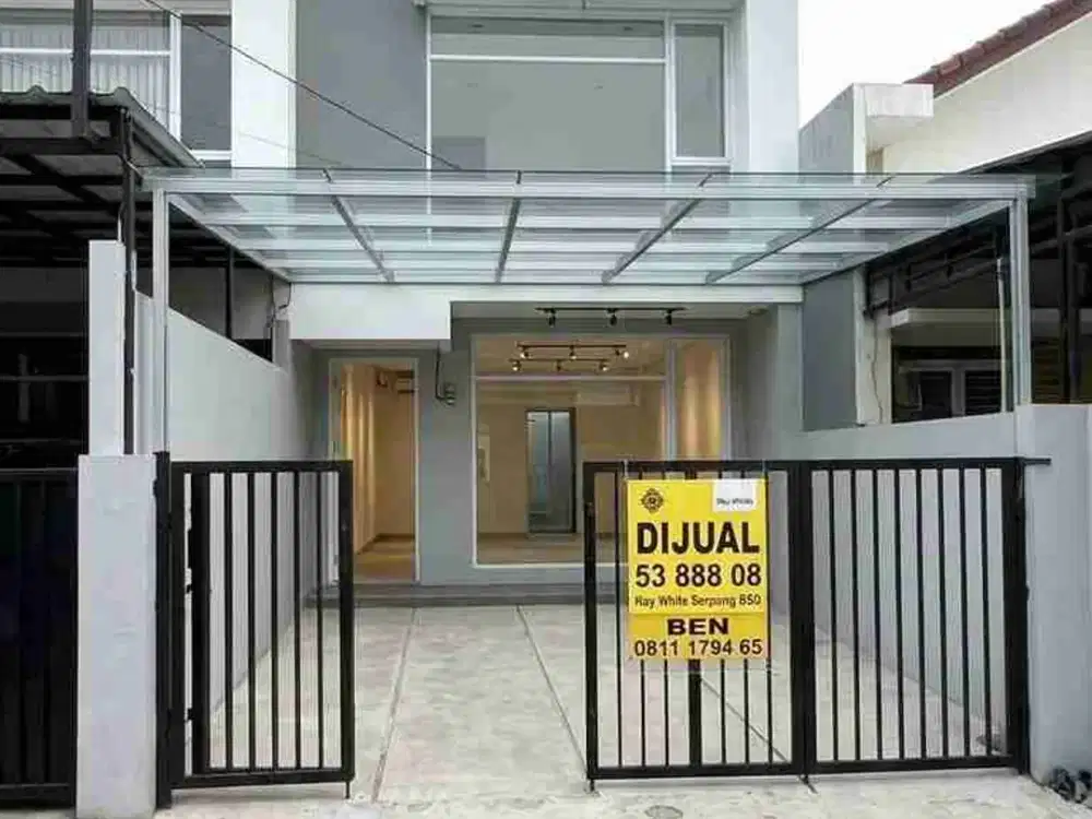 Rumah Mandiri Posisi Depan Halaman belakang luas Pamulang Tangerang Selatan