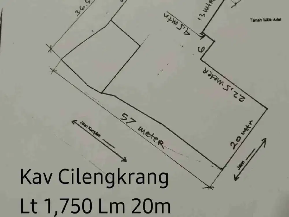 Kavling Mainroad Cilengkrang