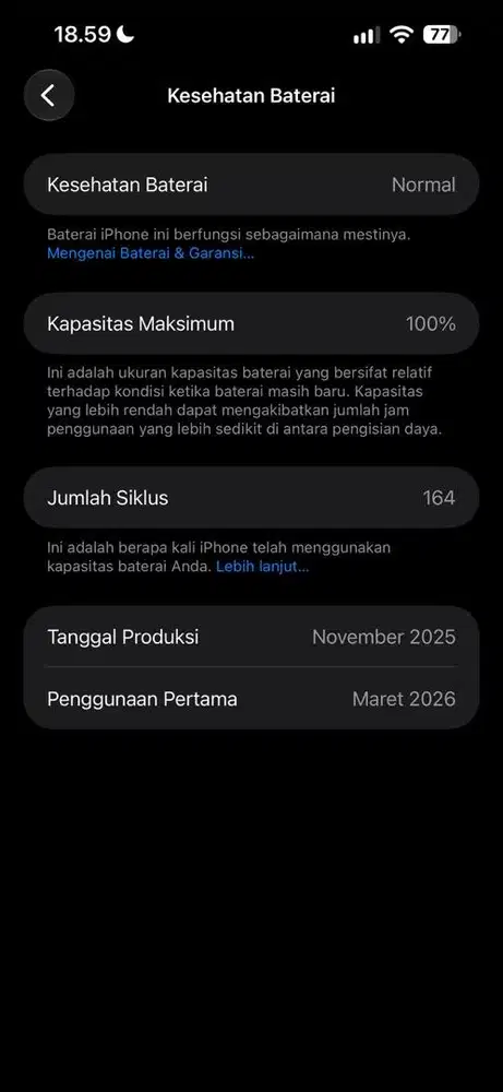 IPHONE 16 PLUS 128 garansi resmi