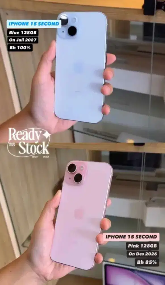 Iphone 15 second ibox 128gb cukup KTP