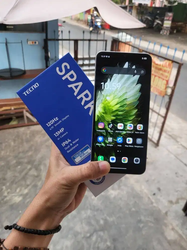 TECNO Spark Go 3 4/128 Fullset Second Ori | Bekas Garansi 3 Hari |