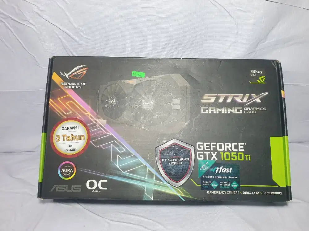 ASUS ROG STRIX GTX 1050 Ti OC GDDR5 4GB DUALFAN