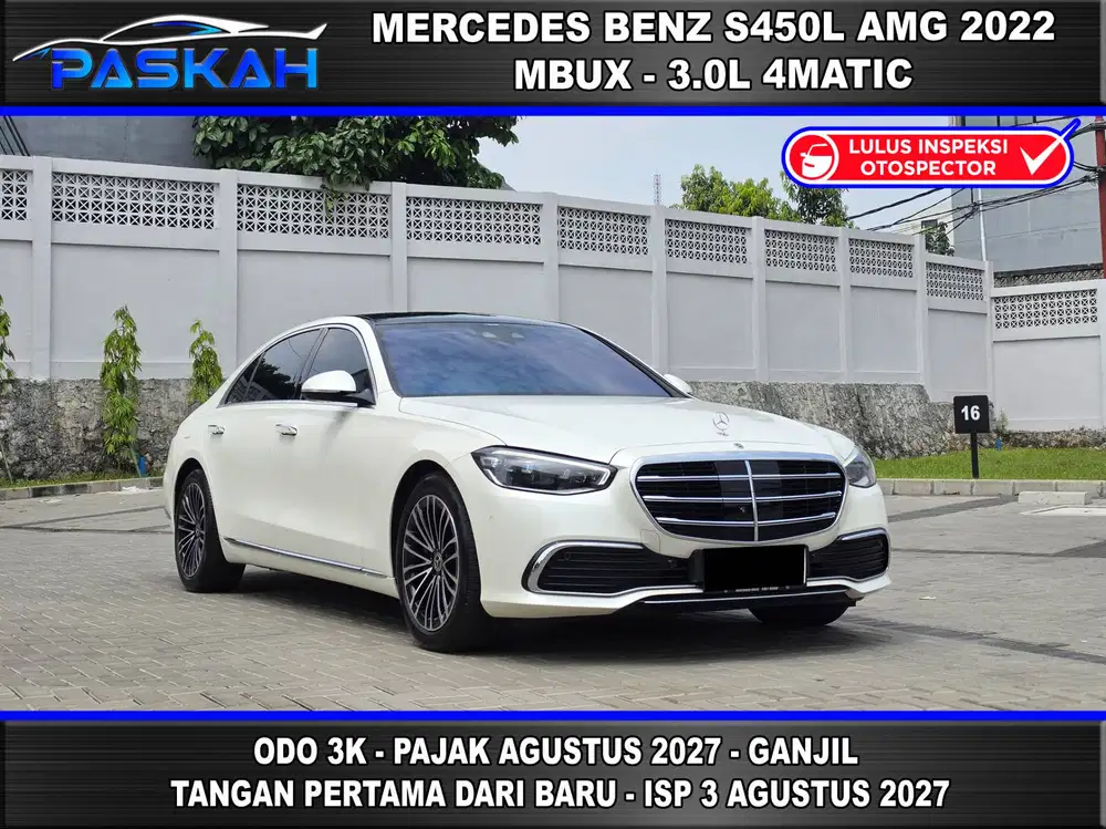 Odo 3rb TAX 1 TAHUN Bunga 4.25% S450L 2022 S450 2022 S 450 Luxury 2022