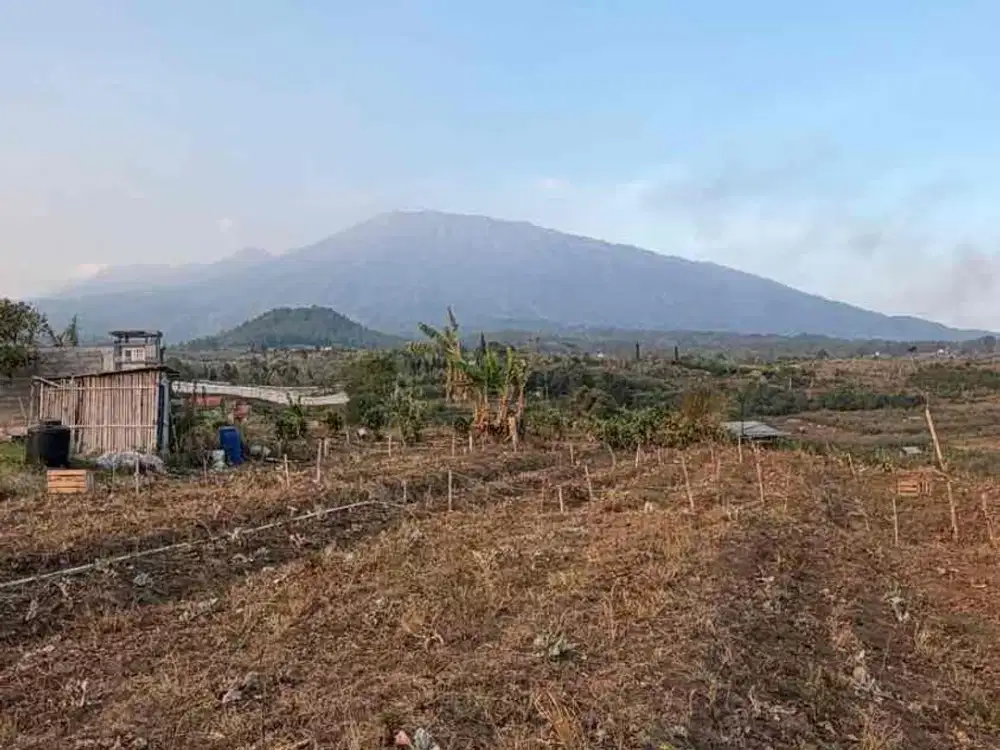 tanah villa kebun view pegunungan kota batu
