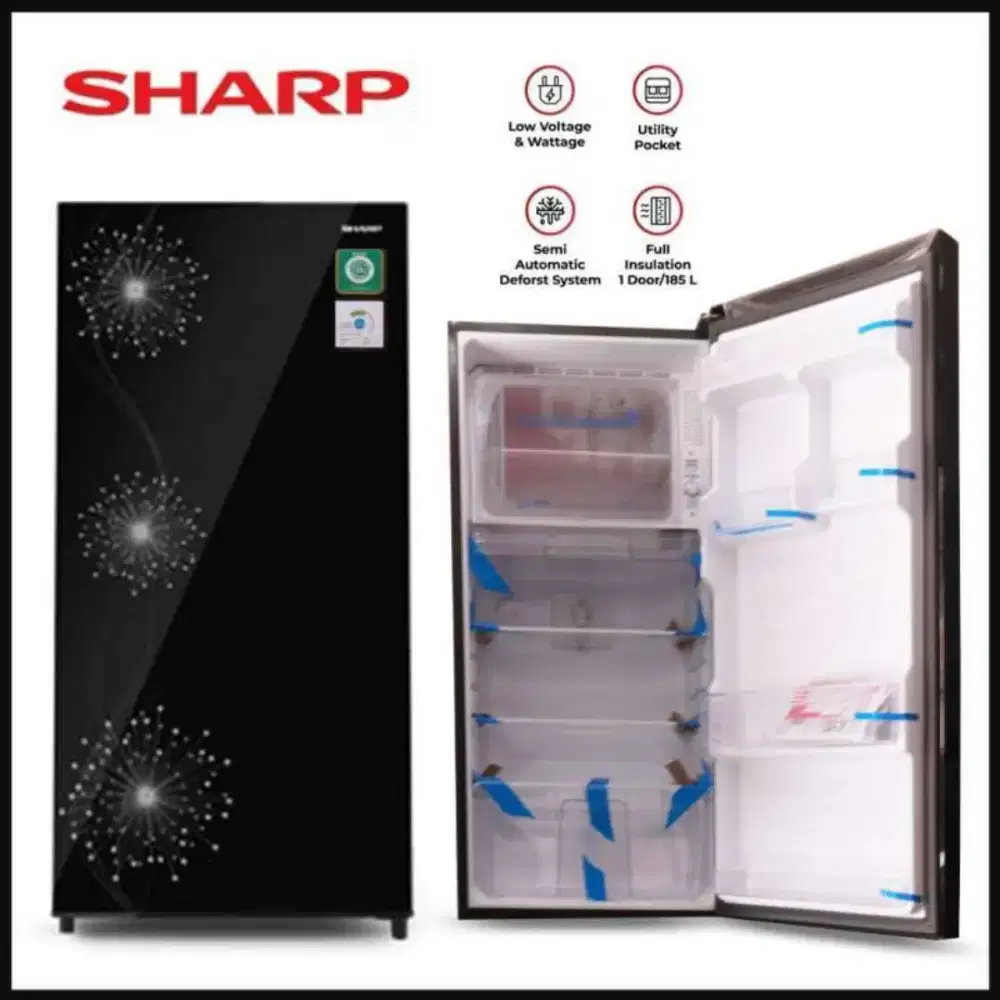 Jual Kulkas Sharp SJ-X197W-DW – Pemakaian 1 Tahun