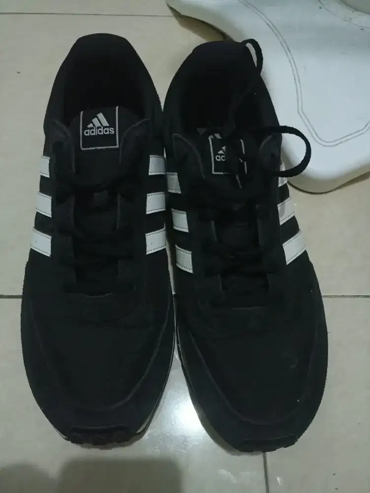 Adidas Run 60s 3.0 Core Black White Original-Size 45 1/3 (US 11/29 cm)