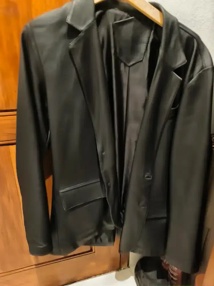 Jaket kulit jas