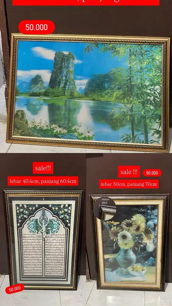 Pajangan Dinding Preloved
