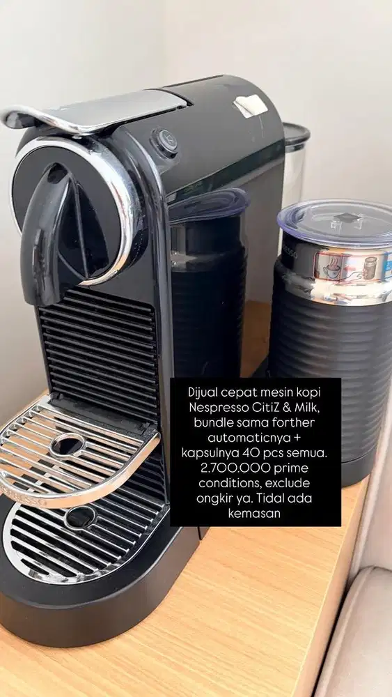 Nespresso citiZ & milk forther