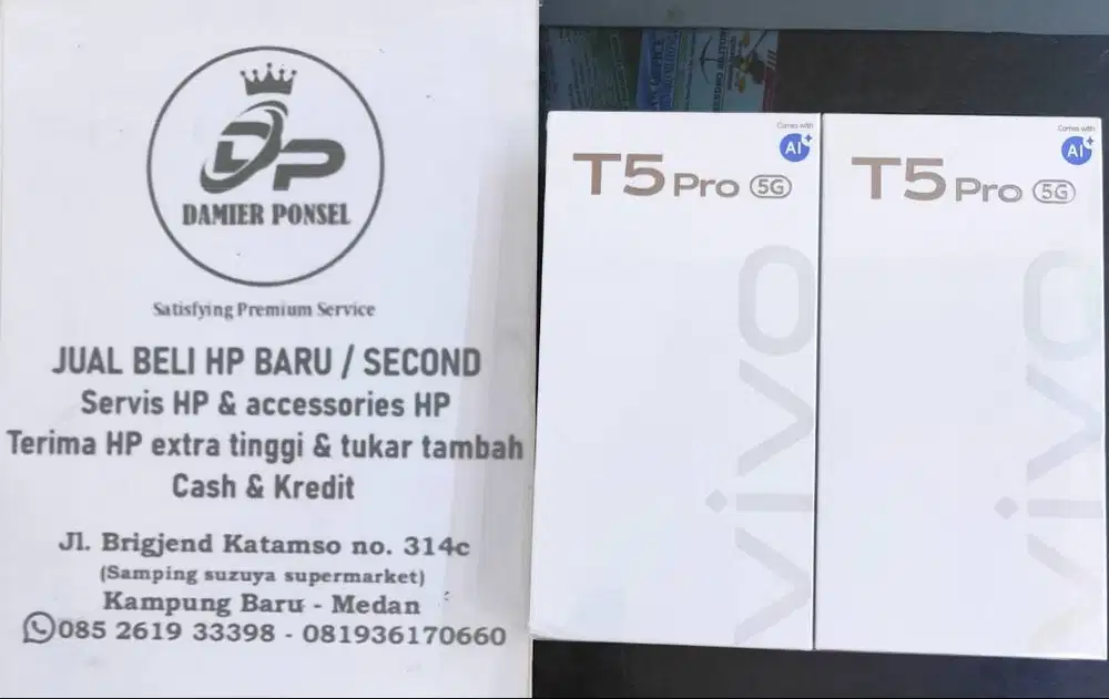 VIVO T5 PRO 5G (8/128) NEW GARANSI RESMI NASIONAL