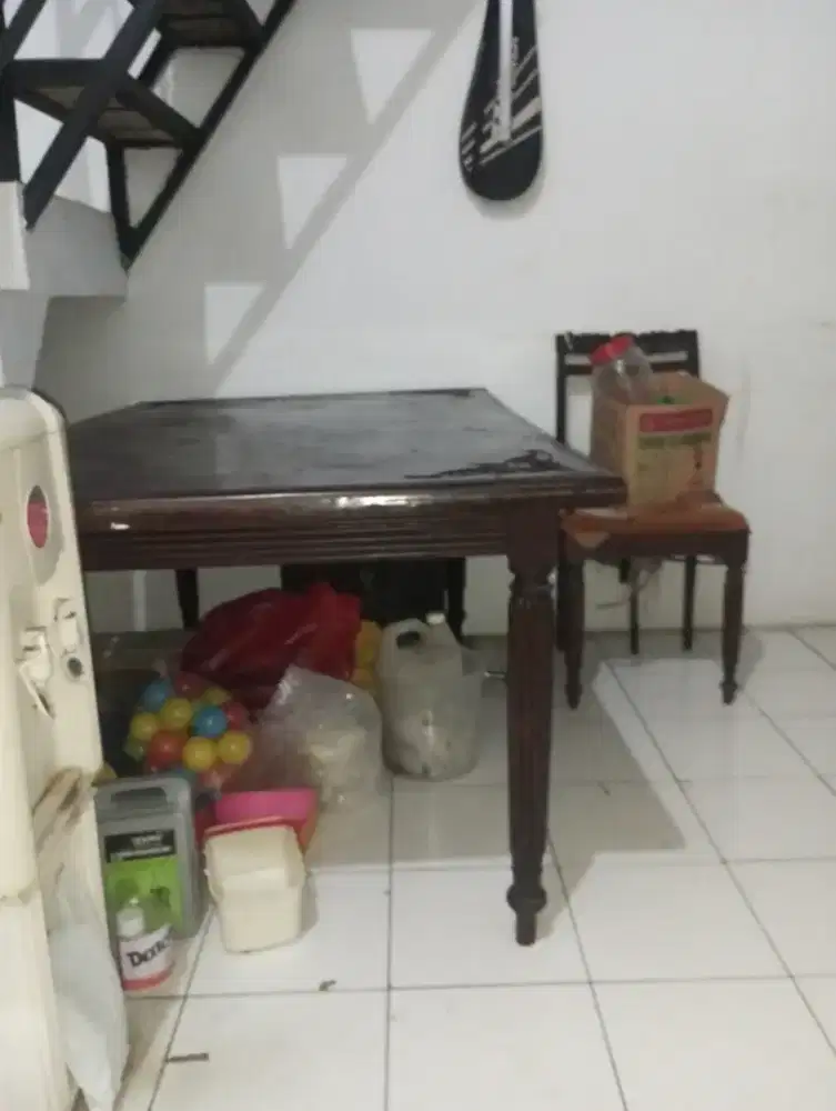 Jual meja makan keluarga, bahan jati