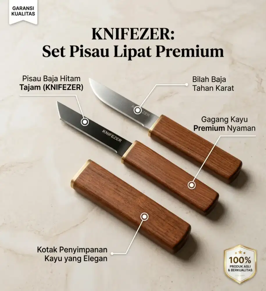Pisau dapur serbaguna 2 in 1