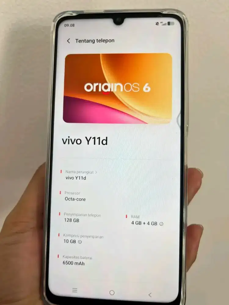 Vivo Y11D ram 4+4/128 GB