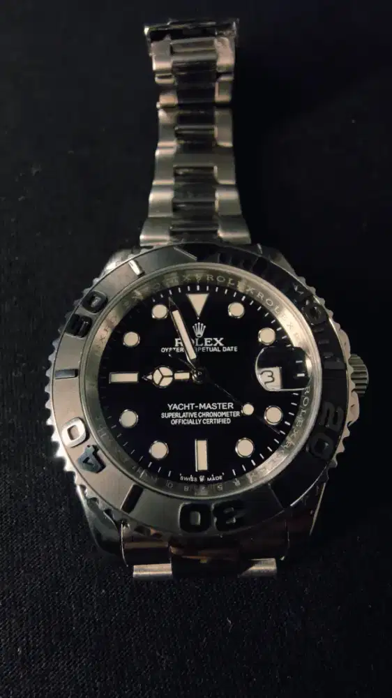 Jam tangan cowok automatic diver yacht Mulus & Normal ( Very RARE )