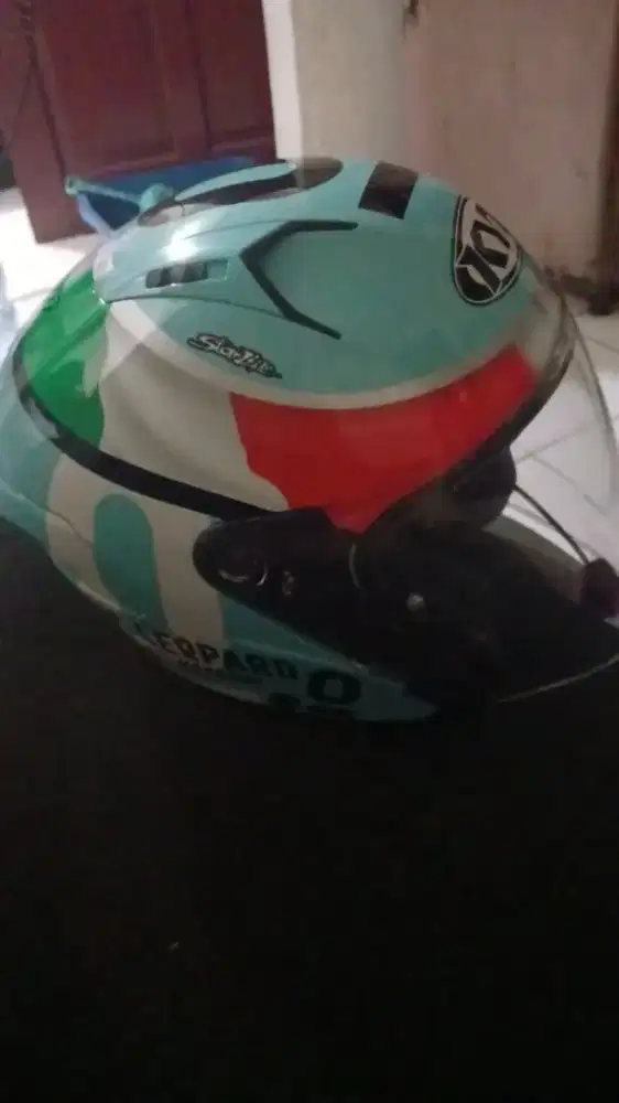 Jual helm kyt Leopard half face