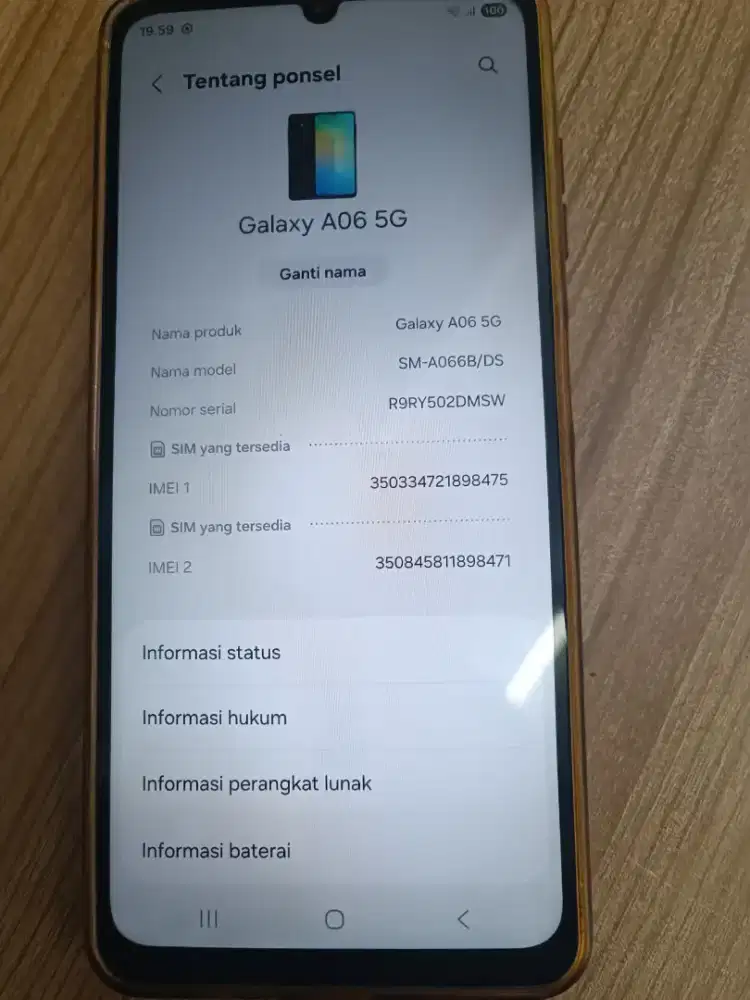 Samsung A06 5G Ram 6/127