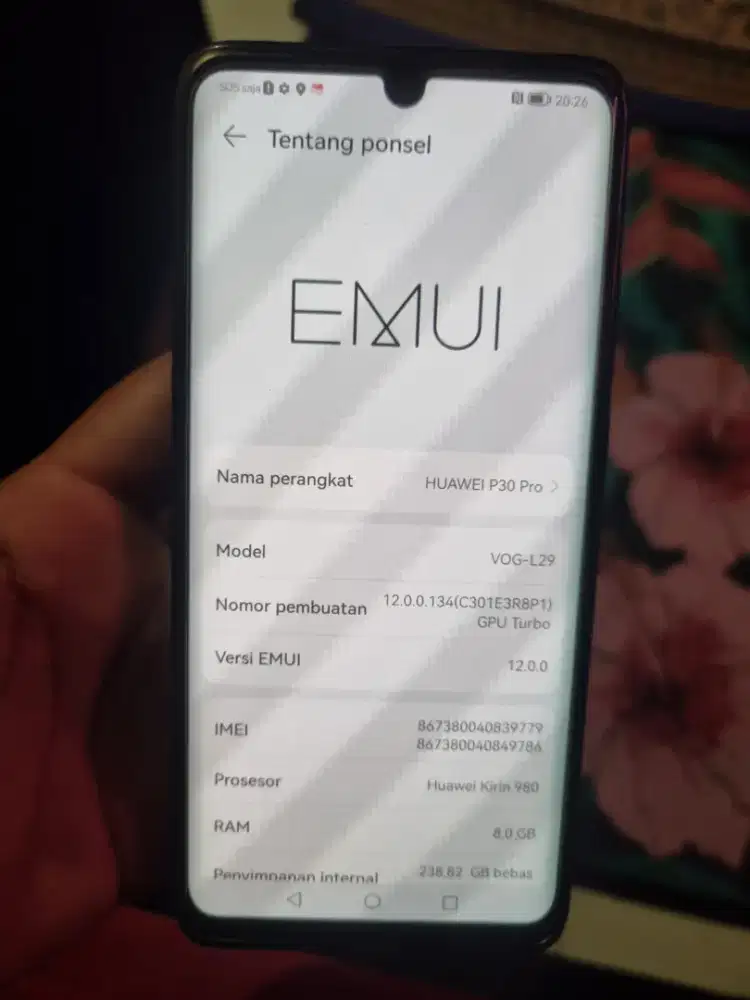 HUAWEI P30 pro Ram 8/256
