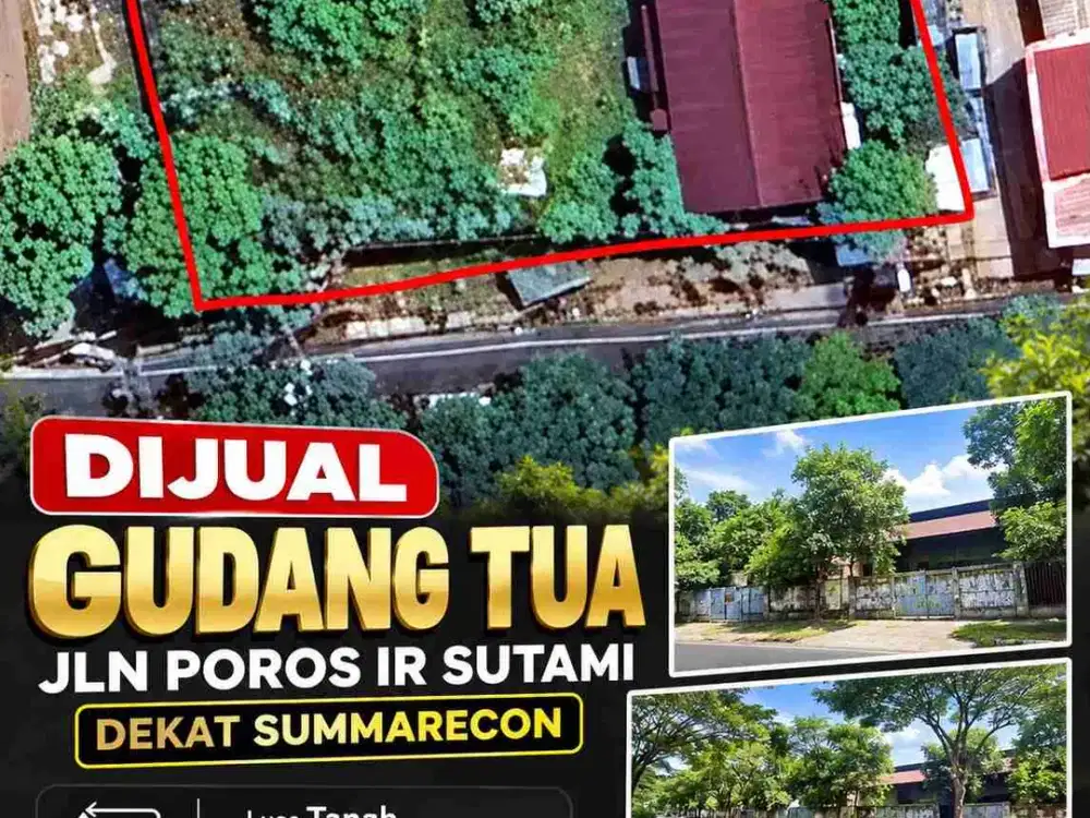 dijual gudang murah
