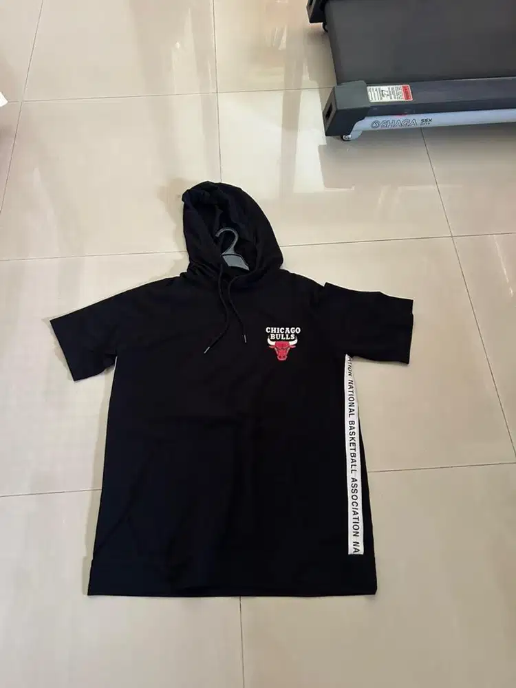 Jaket Lengan Pendek Chicago Bulls Ukuran L