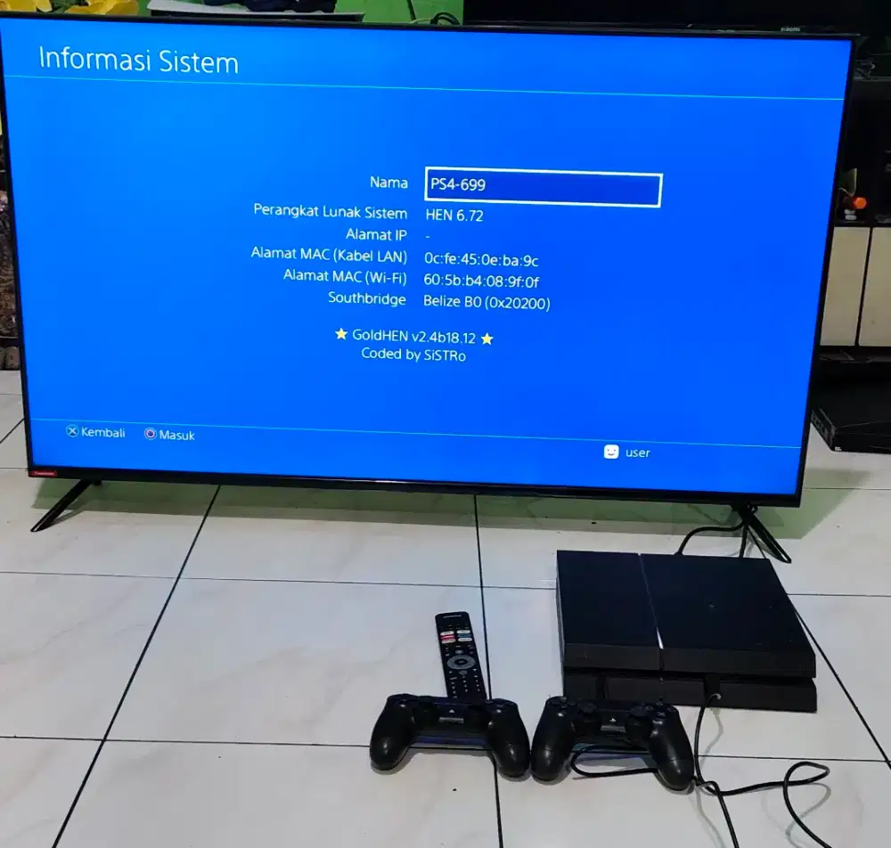 Ps4 & TV 50 google tv