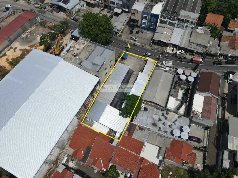 Pamulang raya jalan utama tanah luas 523 komersial 12x43