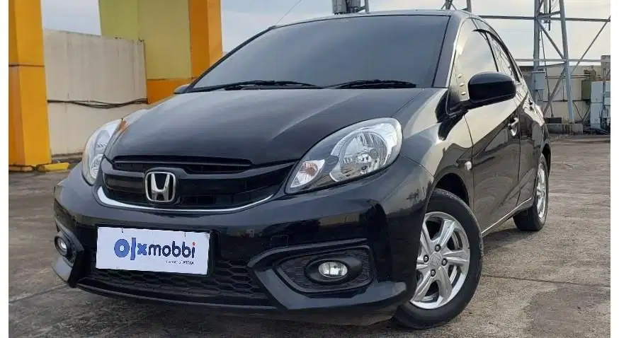 DP 7, JT Honda Brio Satya 1.2 E Bensin-AT Hitam 2018
