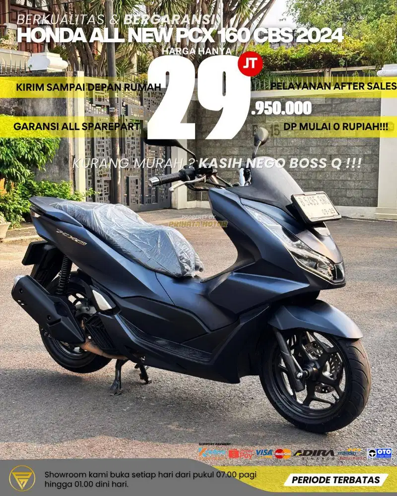 HONDA ALL NEW PCX 160 CBS ISS 2024 !!!