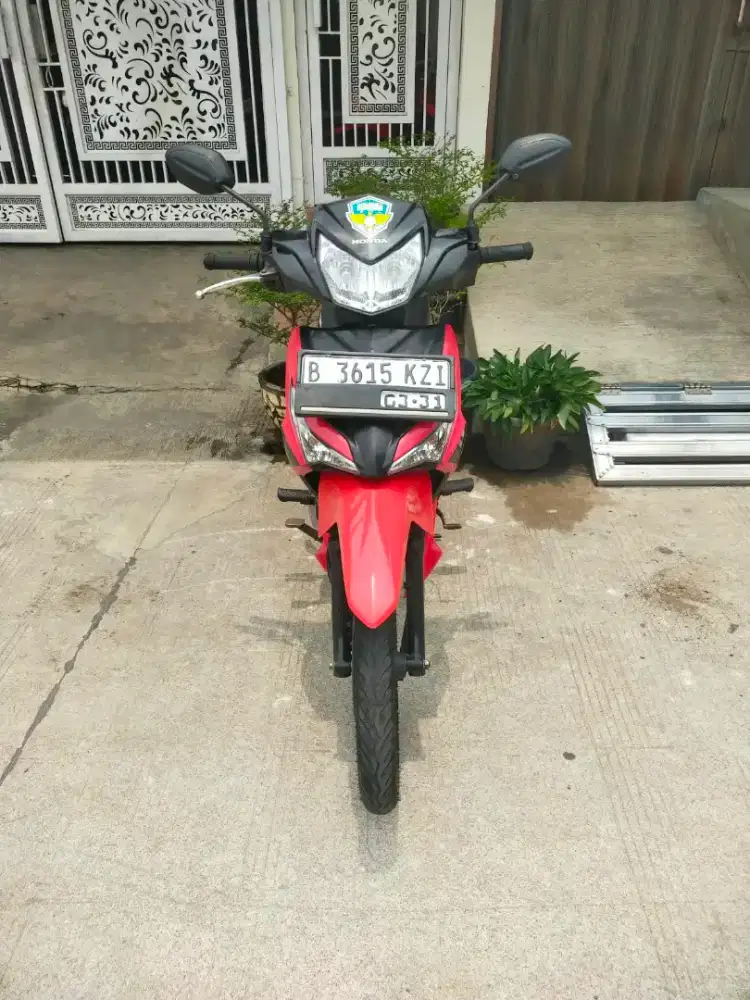 SUPRA X 125 2016 FI MERAH HITAM ORIGINAL