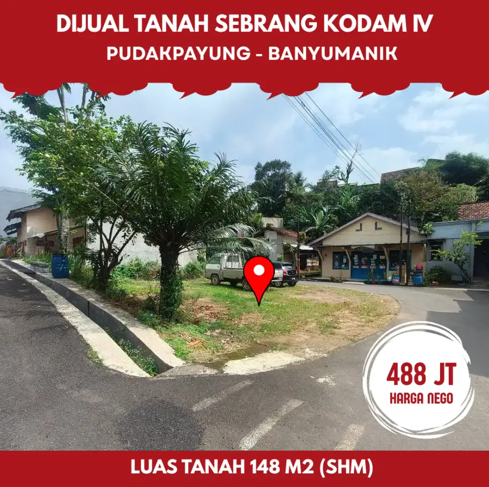 Tanah Murah Sebrang KODAM IV Banyumanik
