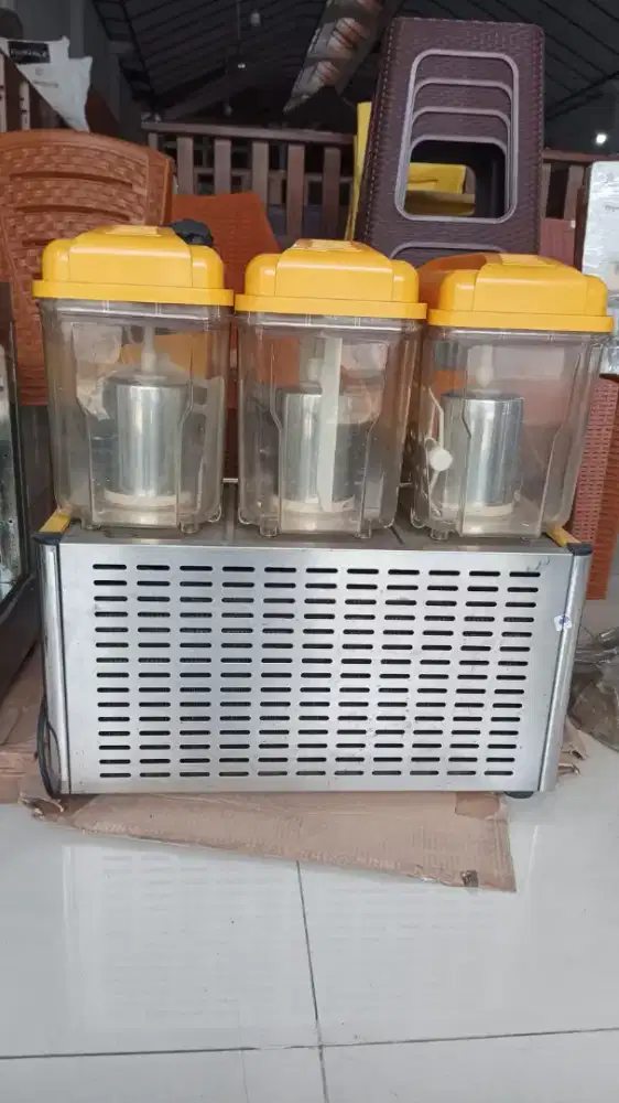 Juice dispenser 3 tabung bekas